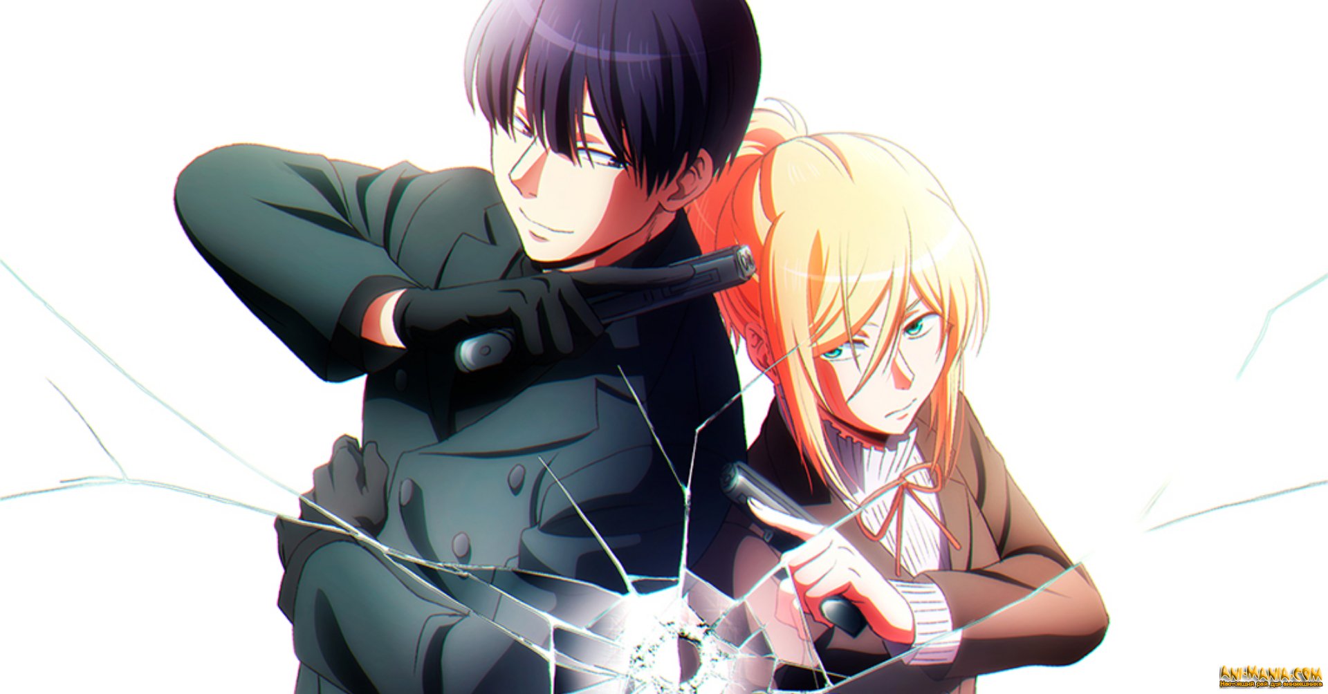 «Убивающая любовь» — новый трейлер и сэйю аниме о романтической связи двух наёмных убийц
